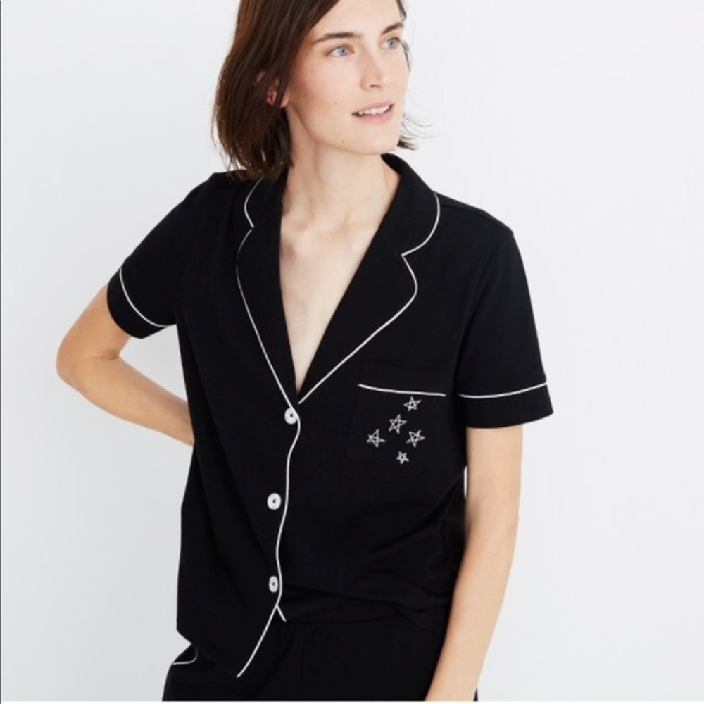 NWT Size Large Madewell Cozy Embroidered PJs - Picture 4 of 4